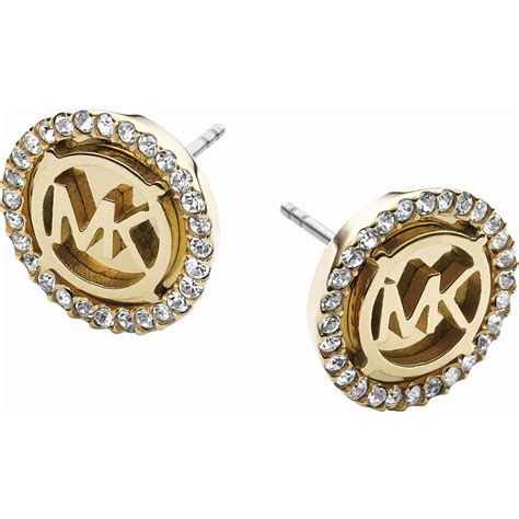 michael kors bar pendant necklace and stud earrings set|michael kors replacement earring backs.